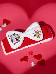 TOM & JERRY X SHEIN Valentine's Day Plush Elastic Hair Tie