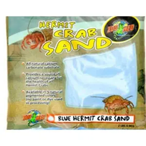 Zoo Med Laboratories SZMHC2B Hermit Crab, 2-Pound, Sand Blue