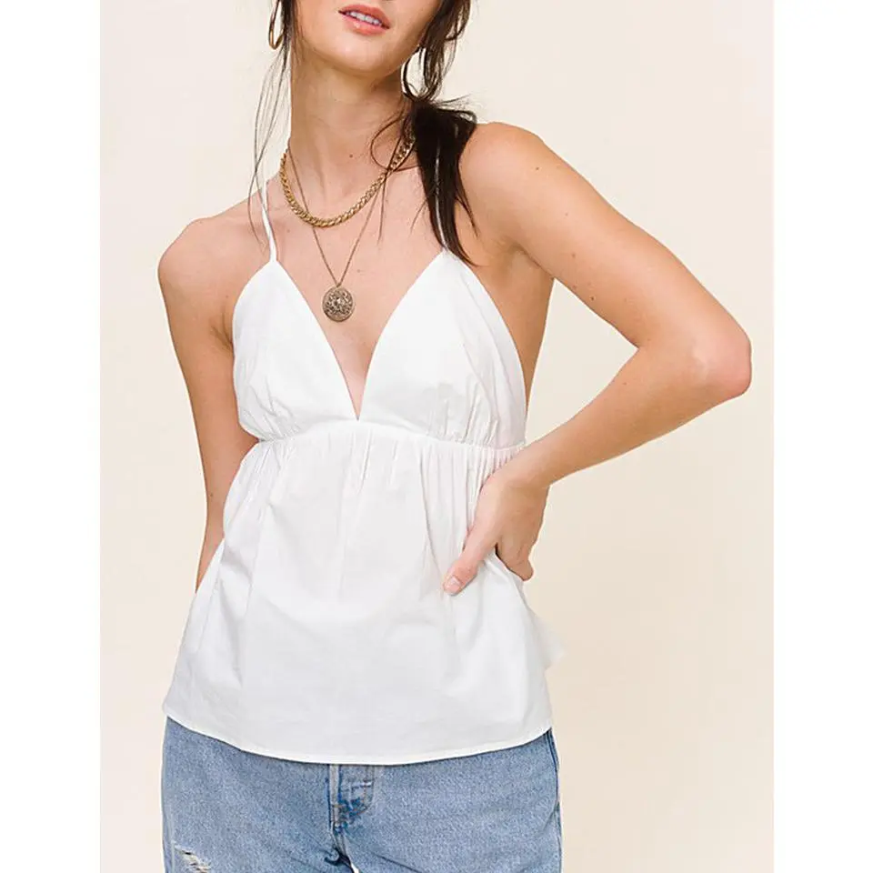 Amari Strappy Babydoll Tank