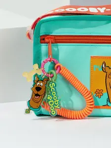 SCOOBY-DOO Cartoon Letter Pattern Pendant Acrylic Keychain