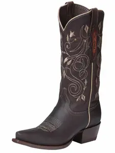 El General Women’s Limited Edition Western Boot - Chocolate    34511