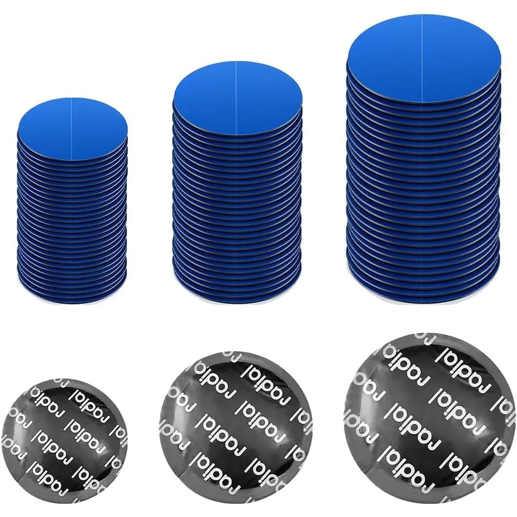 90PCS Tire Repair Patches Kit - 3-Size Rubber Round Tire Plug Puncture Repair Tool, Automotive Maintenance Tool for Car, Truck, Automotive Maintenance Tools, Tire Repair Tool