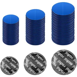 90PCS Tire Repair Patches Kit –3size Rubber Round Tire Plug Puncture Repair for Car, Truck & Motorcycle