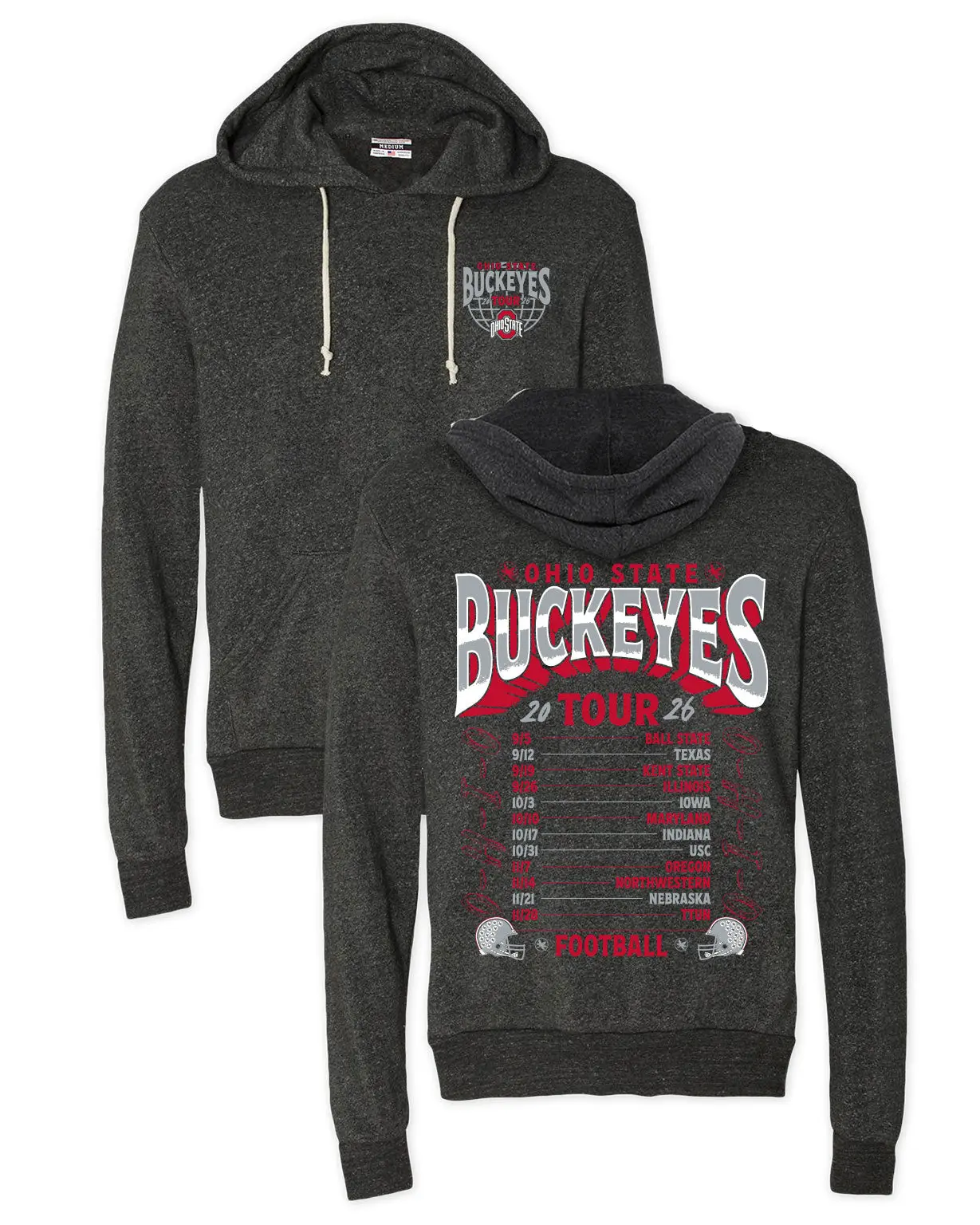 Ohio State Buckeyes 2026 Schedule Hoodie