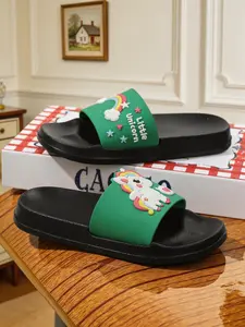 Summer PVC Slippers with Cute Unicorn Pattern, Comfortable and Durable, Suitable for Indoor and Outdoor Use
