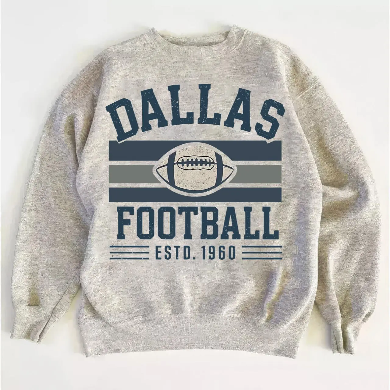 Cowboys Classic Football Sweatshirt, Vintage Fan Crewneck