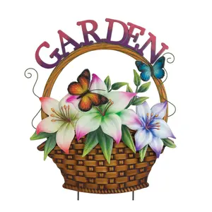 Regal Art & Gift Basket Flower Stake - Garden