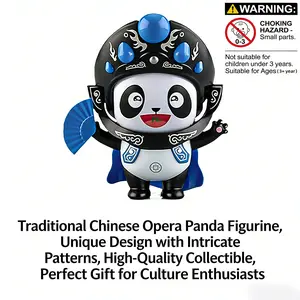 Authentic Sichuan Opera Face-Changing Toy, Adorable Panda Design with 5 Unique Masks, Traditional Chinese Culture Souvenir Gift