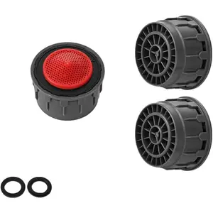 Faucet Areator, 2.2 GPM Flow Retrictor Insert Faucet Aerators Replacement Parts Bathroom 3 Pack, FA2-P3