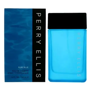 Pure Blue Eau de Toilette Spray, Citrus and Fruity Men's Fragrance with Aquatic and Sandalwood Notes, 3.4 oz, Citrus Cologne Men's Fragrance, Clean Men's Fragrance