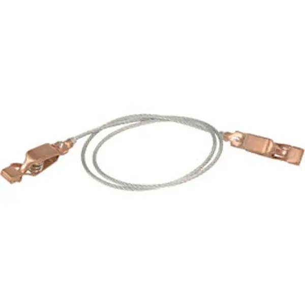Wesco Industrial Products 955058 Drum Bonding Wire - 3 ft. Wire with 2 Alligator Clips