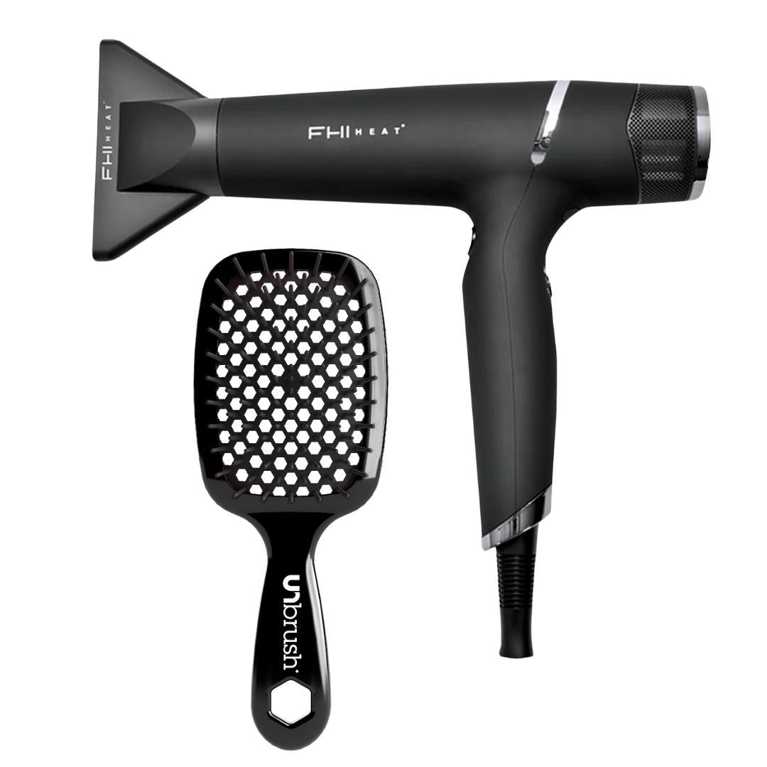 FHI Heat UNbrush Drying Duo: UNbrush Detangling Brush and The Innovator Pro Power Speed Dryer Smooth