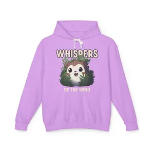 Sloth 'Whispers of the Wild' Hoodie — Cute Cozy Animal Graphic Sweatshirt