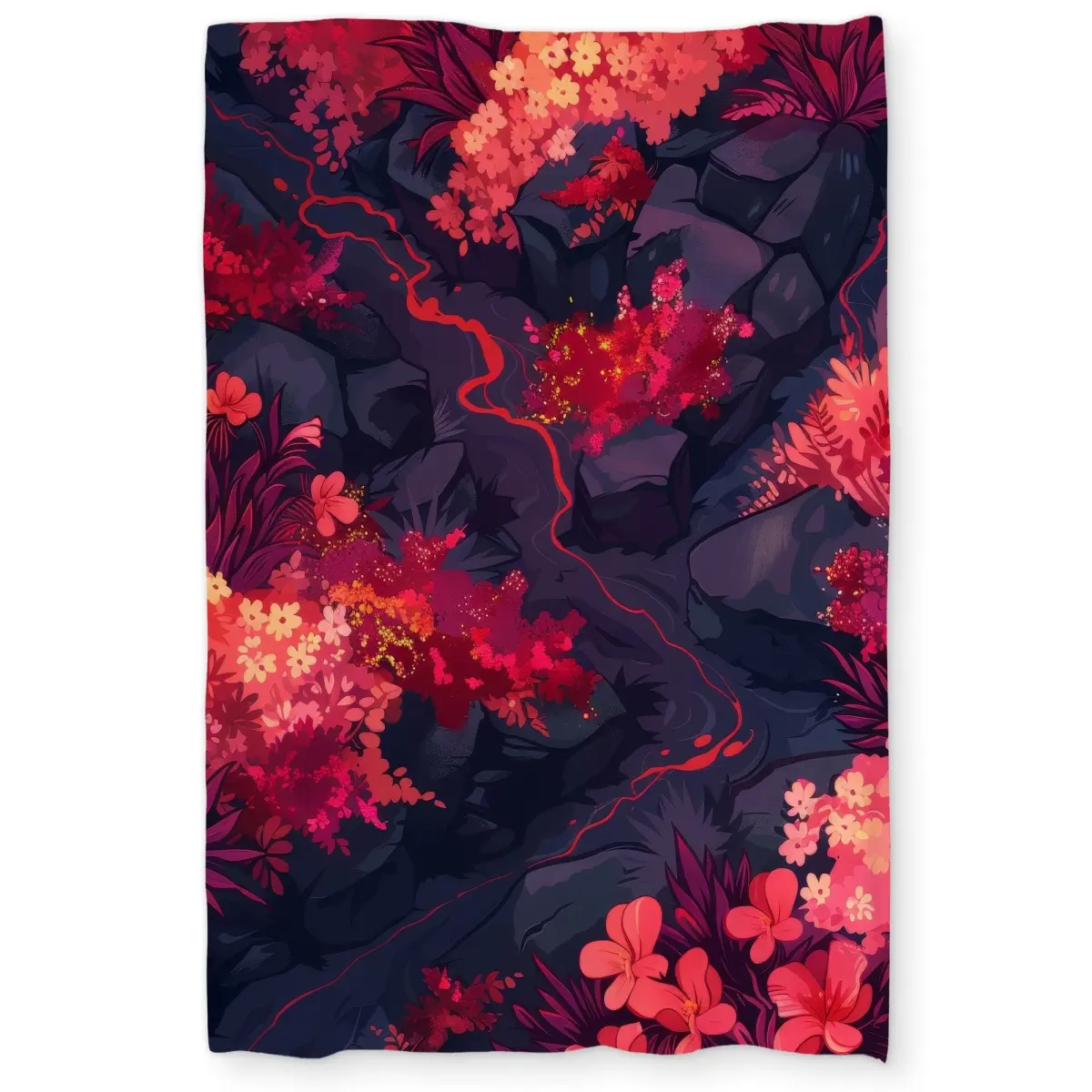 MWW C1DCTSW0CKCTEE Botanical Burning Plants Blush Pink Twin Size Duvet Cover - Decorative, Graphic, Machine-Washable Microfiber Bedding for Stylish Home Decor, Decorative Duvet Covers, Botanical Duvet Covers