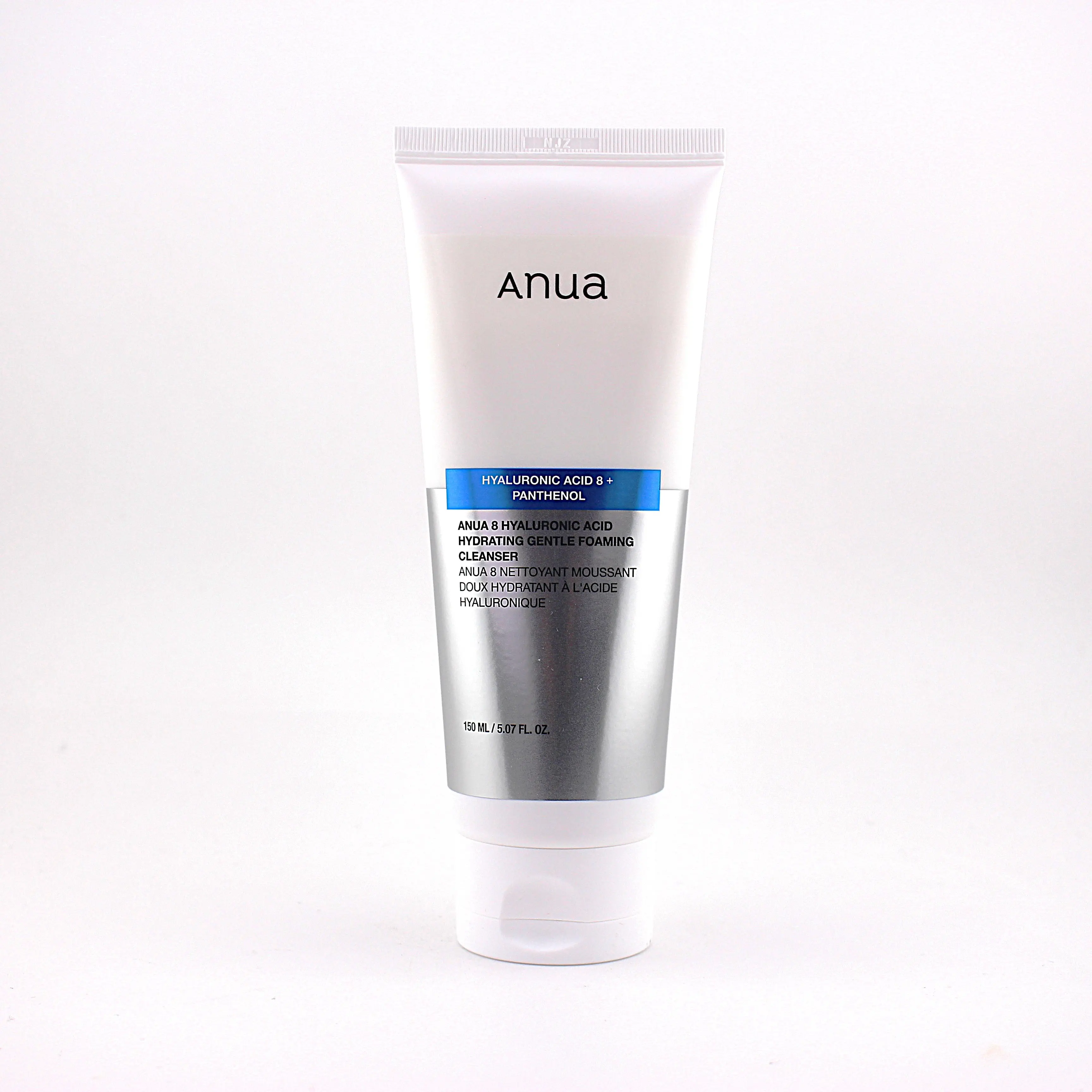 Anua 8 Hyaluronic Acid Hydrating Gentle Foaming Cleanser (150ml) - Plant-Based Facial Cleansing Product for Sensitive Skin, Moisturizing & Smoothing Formula