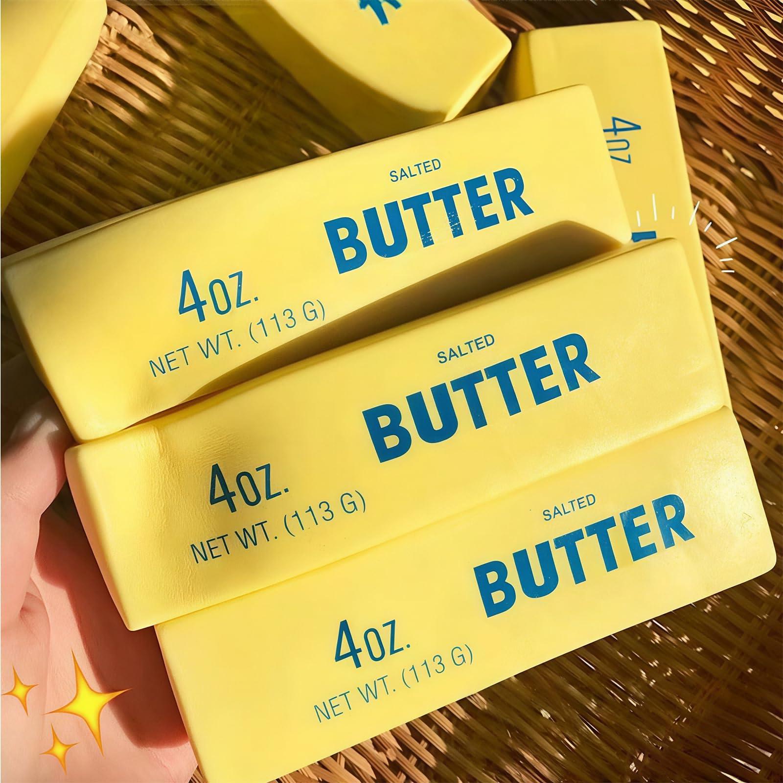 New ultra-soft, slow-rebound butter stick stress-relieving squeeze toy - astress-relieving toy that mimics realfood models, unique and fun