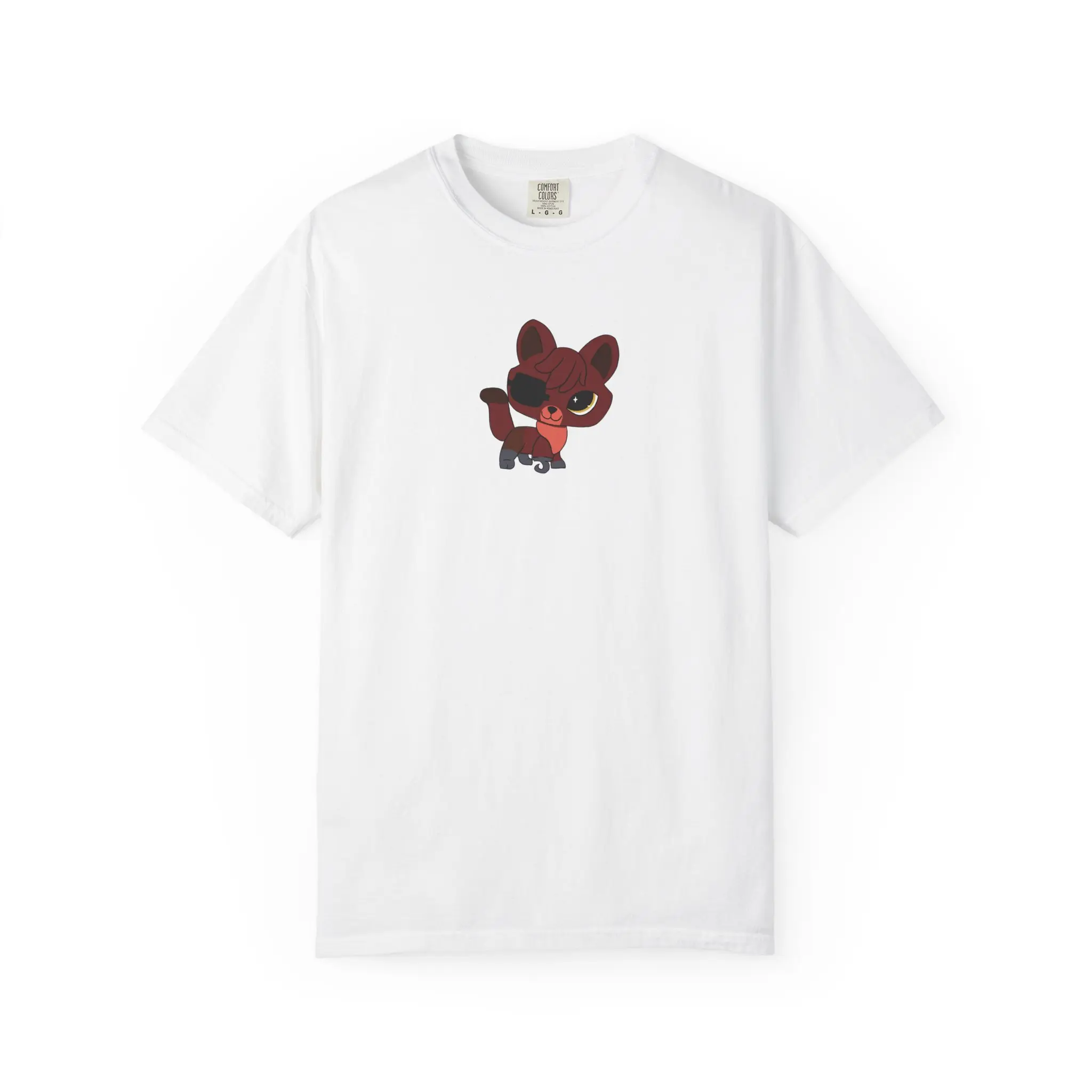 Red Fox Character T-Shirt | Cute Cartoon Fox Graphic Tee