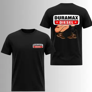 Duramax Diesel Adult Humor T-Shirt, 2 Sides, Dirty Joke Mechanic Graphic Tee