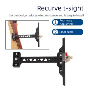 Recurve Bow T-Bar Sight – Adjustable Precision Sight for Competition & Archery Range