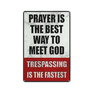 Metal No Trespassing  Private Property Funny, Posted  No Trespassing for Home Yard Garden Door  Metal  8*12inch tin  bathroom  decor friend ideal gift room decoration stuff wedding arrangement religious wall new house warning sign living room man plaque