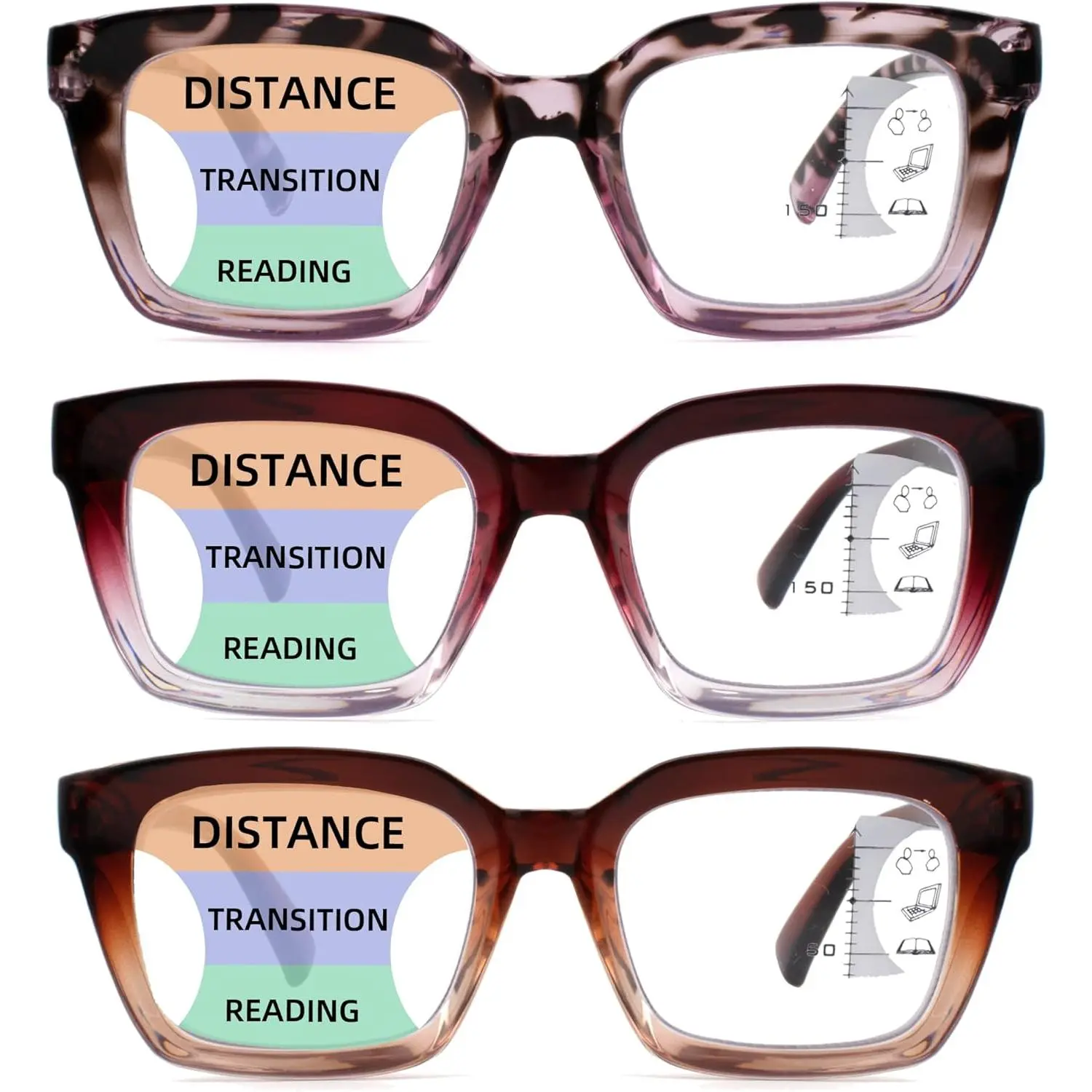 Progressive-red Brown Purple