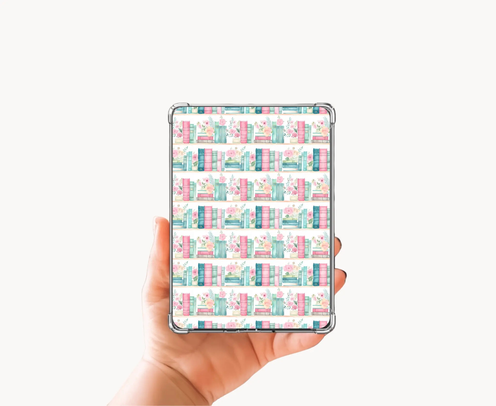 Spring Bookshelf Kindle E-Reader Case Insert