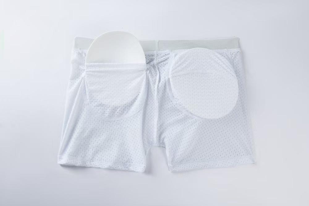 Men's Long Mesh Padded Butt Lifting Boxers for Sports, Hip Enhancer with Sponge Pad