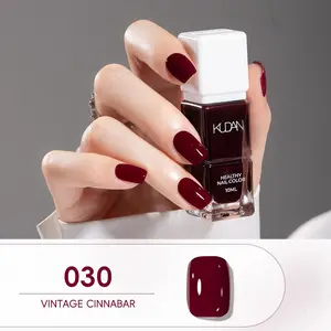 Kudan Water-Based Nail Polish 10ML, Fast Dry, Peelable Formula, Base Coat, Trendy Colors, Daily Use, Perfect Match for Any Occasion