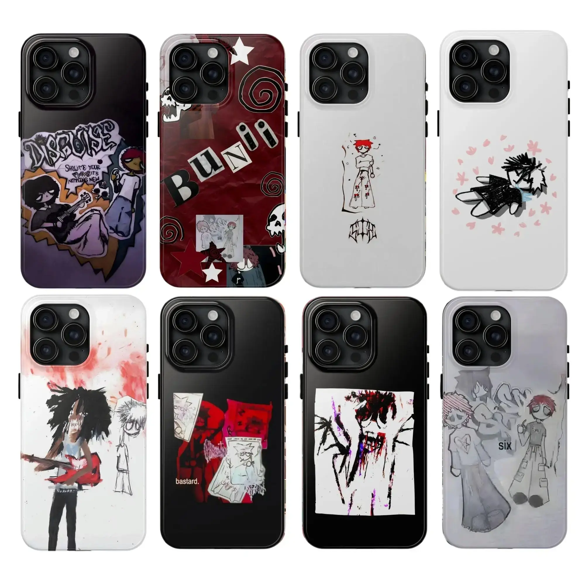 BBBunniiiiiiiiiii Phone Case, Underground Rapper Tough Phone Case, Shockproof for iPhone 11 12 13 14 15 16 17 Pro Max Plus