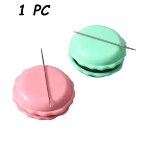 1/2 PCS Magnetic Needle Thread Organizer, Multi-Color DIY Sewing Embroidery Thimble, Rust-Resistant, Ergonomic Handle, Handmade Crafts Supplies