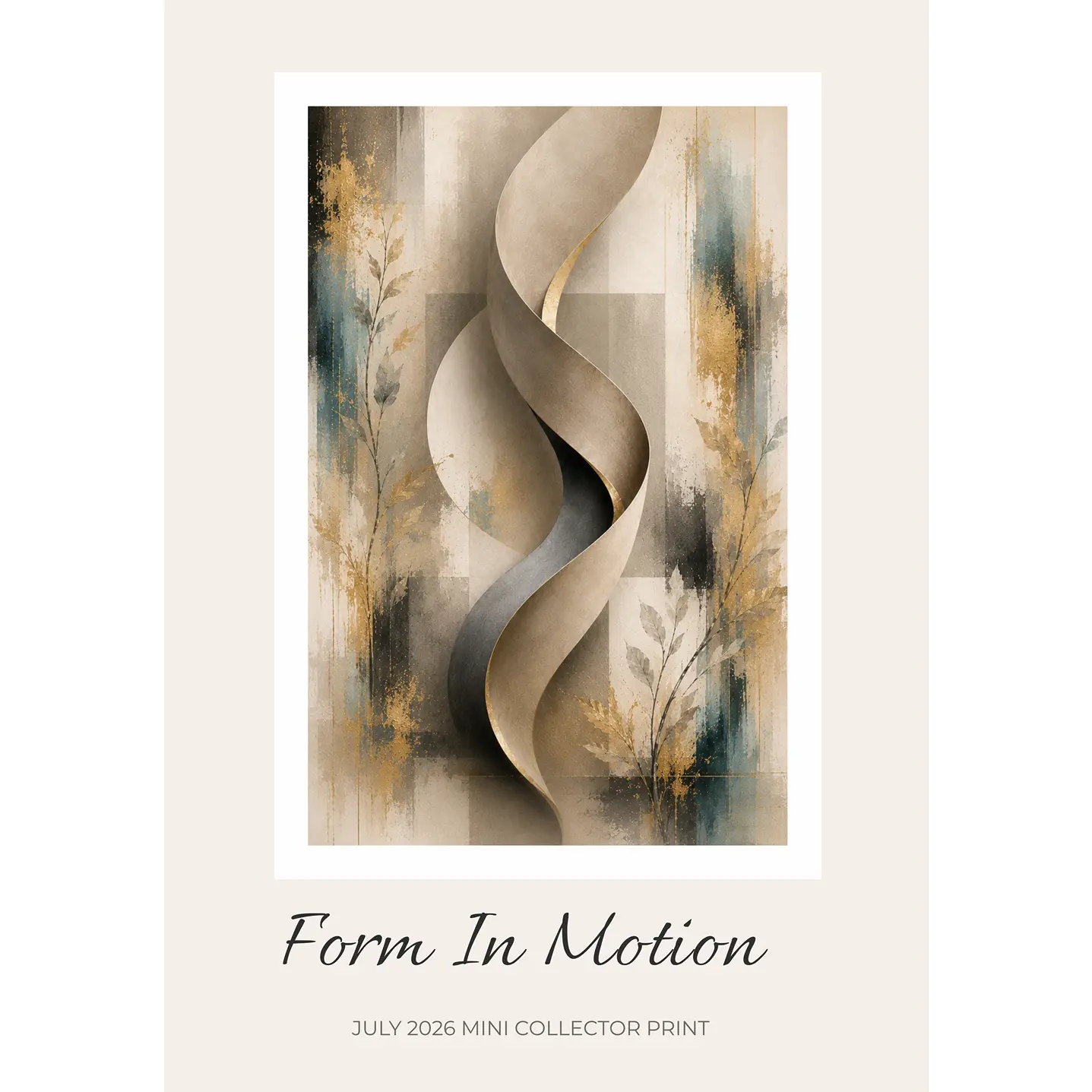 The Monthly Mini Collector Series — Original Art by Framed Greetings; Art Snail Mail, Print Club