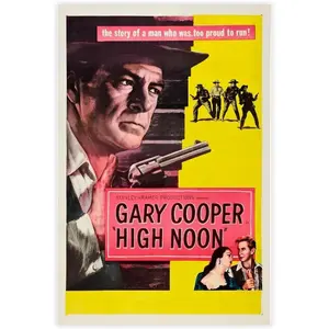 Classic Movie High Noon Canvas Poster Bedroom Decor Landscape Office Room Decor Gift