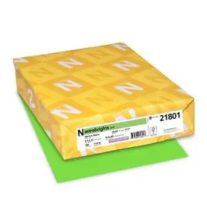 Wausau Paper  Neenah Astrobrights Premium Color Paper, Martian Green - 8.5 x 11 in.