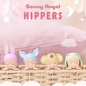 Angel Hippers Dreaming Series - Viral Blind Box Figure for Phone Case & Laptop, Cute Adhesive Decor | Kawaii Aesthetic | Trending Gift
