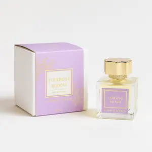 Tuberose Bloom by Flower Scents – Unisex Luxury Eau de Parfum – Bergamot, Mandarin, Jasmine, Tuberose, Vanilla, Cedarwood & White Musk – Bold Floral Perfume – Long-Lasting