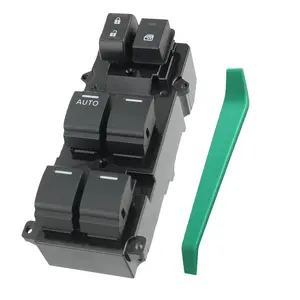 Power Window Switch Driver Side - Master Window Switch 24 Pins Fit for 2014-2017 Honda CR-V Replace# 35750-T0A-H11 35750-T0A-A11