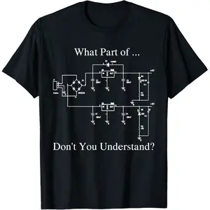 100% cotton unisex Electrical Engineer T-Shirt Gift Funny Technology Sarcasm T-Shirt Soft Tee for Men & Women