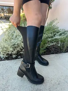 Women's Classic Naomi Boot - Black, Wide Calf Friendly Women's Shoe & Footwear