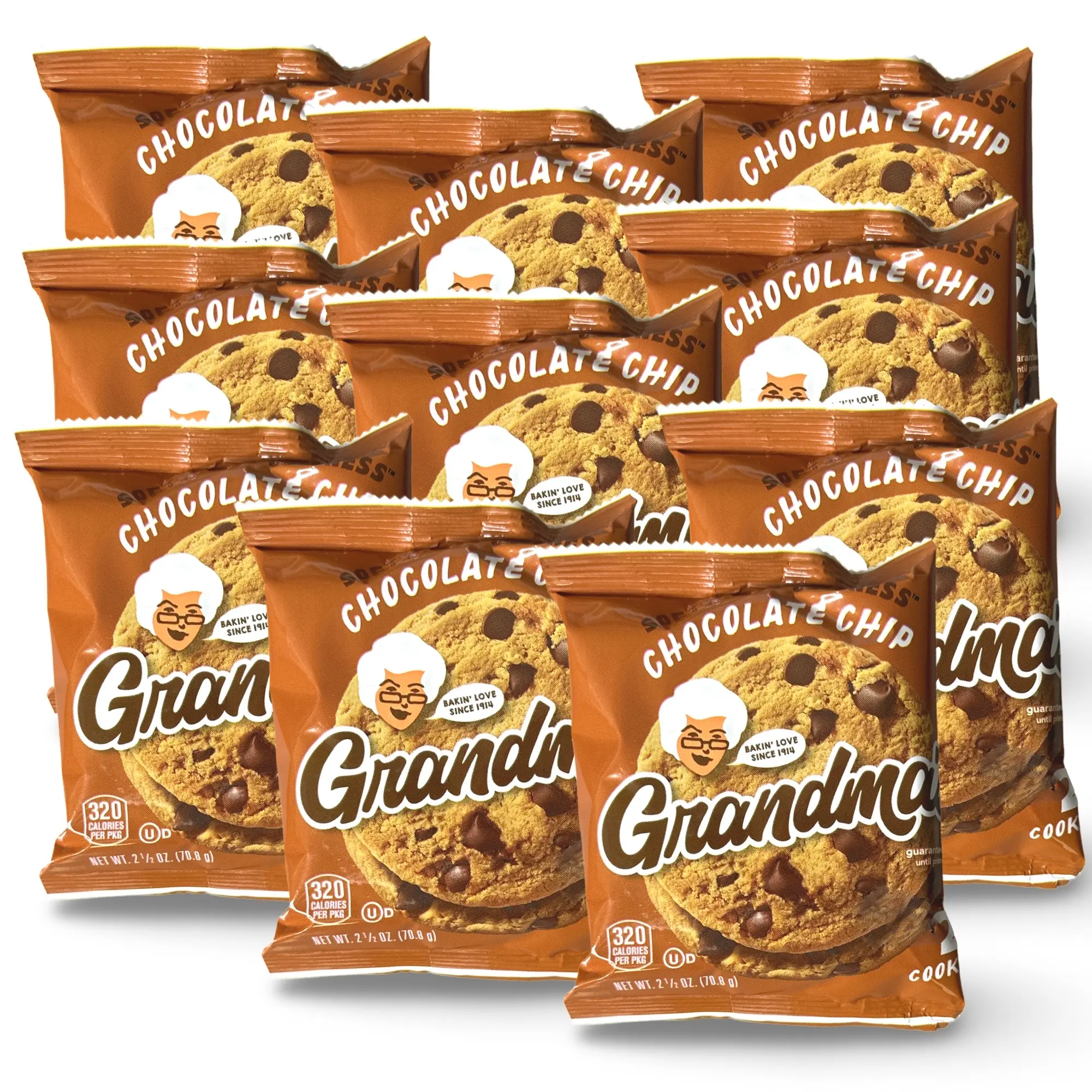 Grandma's Big Cookies, Chocolate Chip, (10 Pack) Grandma's Big Cookies, Chocolate Chip, (10 Pack)