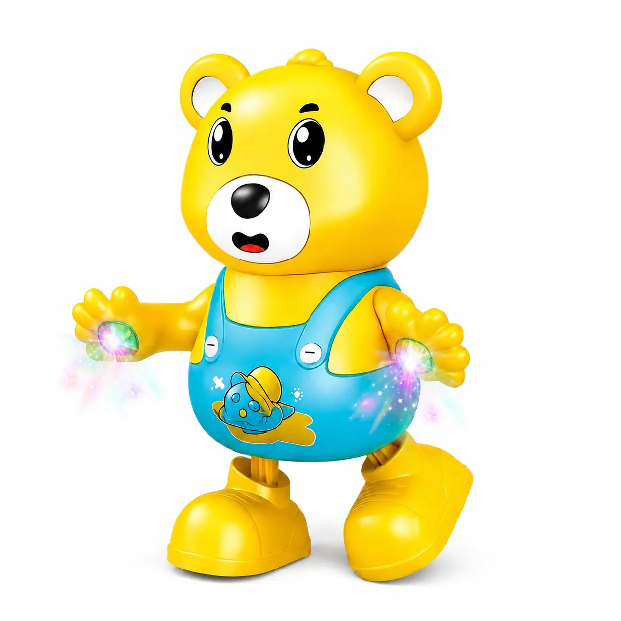 Interactive Singing & Dancing Bear Toy with LED Lights – Electric Musical Cartoon Bear Toy for Kids Ages 3+ | Fun Dancing Animal Educational Birthday Gift for Boys & Girls