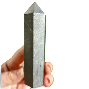 Elite Shungite Obelisk (Type I)  – EMF Shield & Purifier | Authentic Russian Premium Mineral