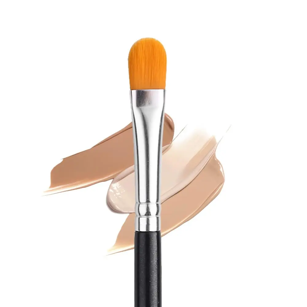 Flat Concealer brush Brow Brush Black Single Brushes Eye Shadow Primer Applicator Brush for Blending, Small Makeup Brush Concealer Brush Eyeshadow brush