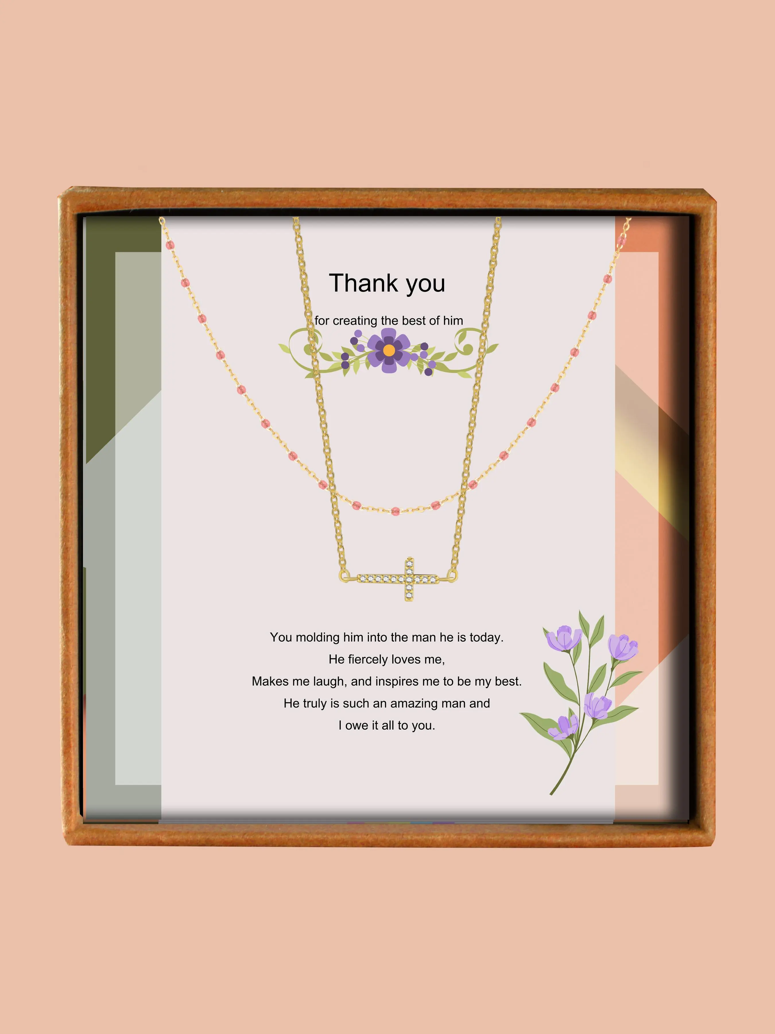 Rhinestone Decorated Cross Pendant Necklace & Bead Chain Necklace, Elegant  Necklace for Women for Party, Daily Clothing Decor, Trendy All-match & Exquisite Jewelry for Gift