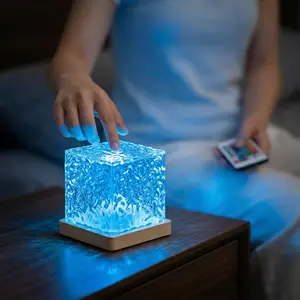 Shower Lamp, Waterproof Bathroom Light with 16 Color Ocean Wave Projector, Rechargeable Cordless Shower Light with Touch & Remote Control, LED Night Light for Inside Shower/Bathtub, Party/Romantic Atmosphere