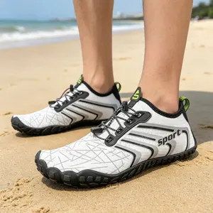 Unisex Quick Dry Water Shoes Non Slip Barefoot Aqua Socks, Wear Resistant Soft Sole Beach Shoes, Breathable Comfortable Wet Dry Use Footwear for Outdoor Trekking Lake Pool Camping River Walking Summer Activities