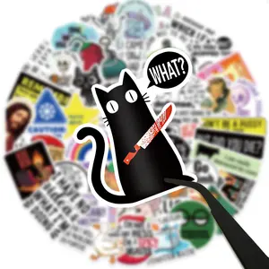 50PCS Snarky Sarcastic, Funny Meme Stickers | DIY Vinyl Waterproof Decoration for Laptop, Ipad, Iphone, guitar, water bottle