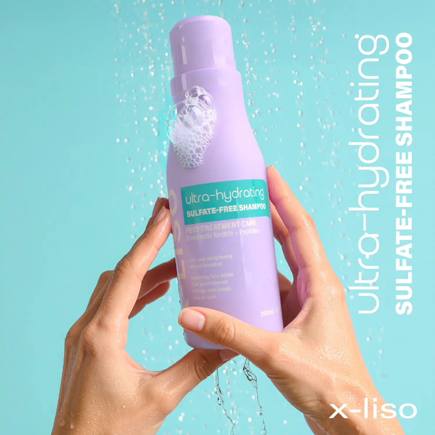 X-LISO Post-Straightening Shampoo Sulfate-Free & Ultra-Hydrating X-LISO Post-Straightening Shampoo Sulfate-Free & Ultra-Hydrating
