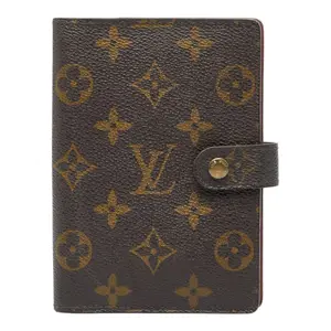 Pre-owned Louis Vuitton Canvas Small Leather Goods Agenda PM Monogram Notebook Cover