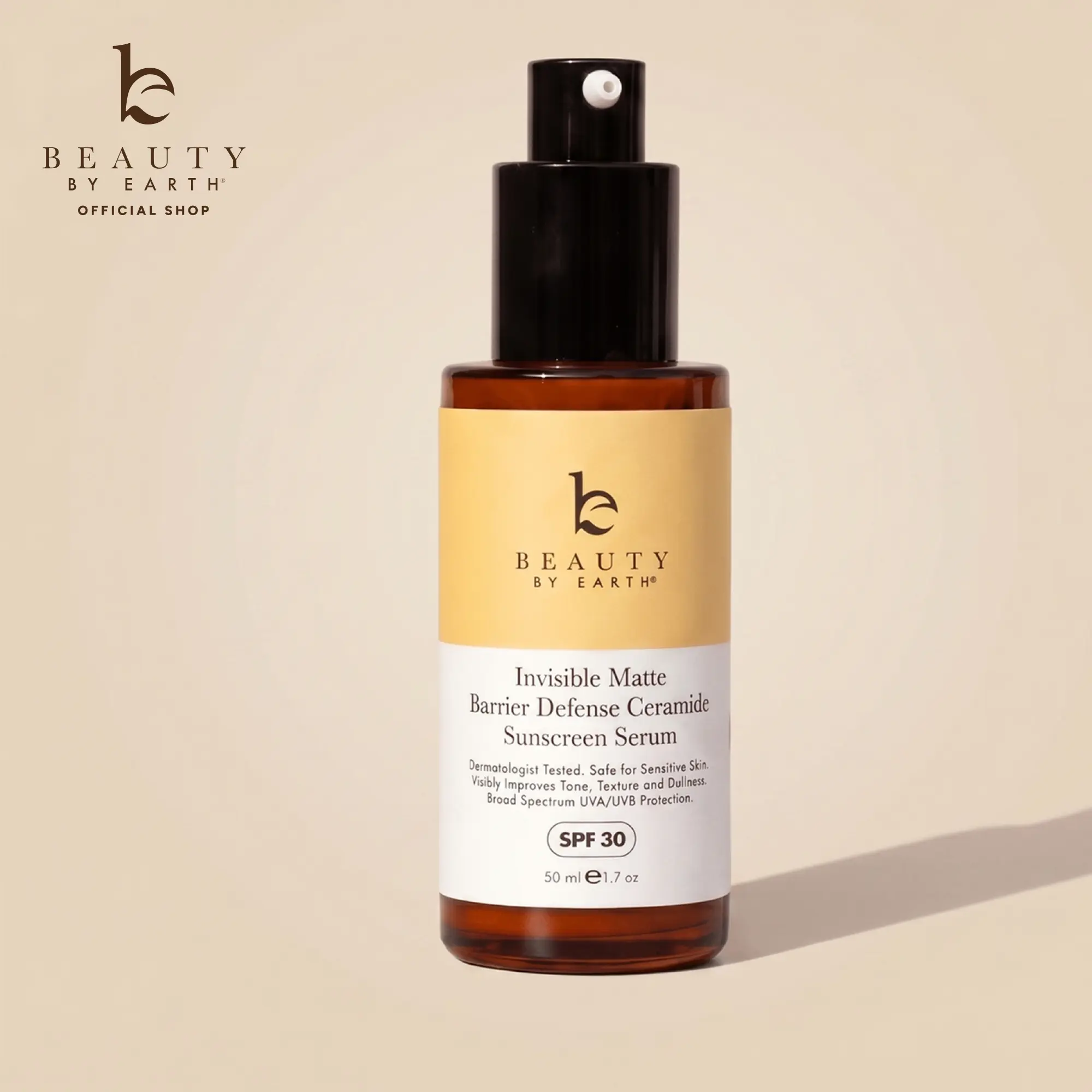 Beauty by Earth Invisible Matte Barrier Defense Ceramide Sunscreen Serum Face Serum (SPF 30) sunscreen Beauty by Earth Invisible Matte Barrier Defense Ceramide Sunscreen Serum Face Serum (SPF 30) sunscreen