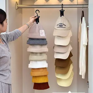 Space-Saving Hat Organizer, Wall-Mounted Baseball Cap Holder, Dorm Room Closet Door Hook, Student Storage Solution, Wall Mount Compatible, Wall Mounted Hanger, Hat Hooks Storage